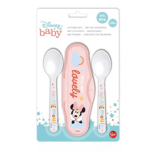 Disney Minnie baba utazó evőeszköz készlet